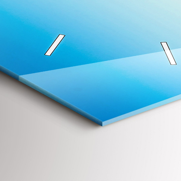 Reloj vertical Esquiador en los Alpes - espejomat.es