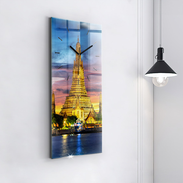 Reloj vertical Templo en Bangkok Tailandia - espejomat.es