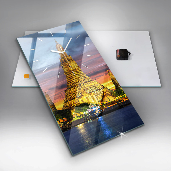 Reloj vertical Templo en Bangkok Tailandia - espejomat.es