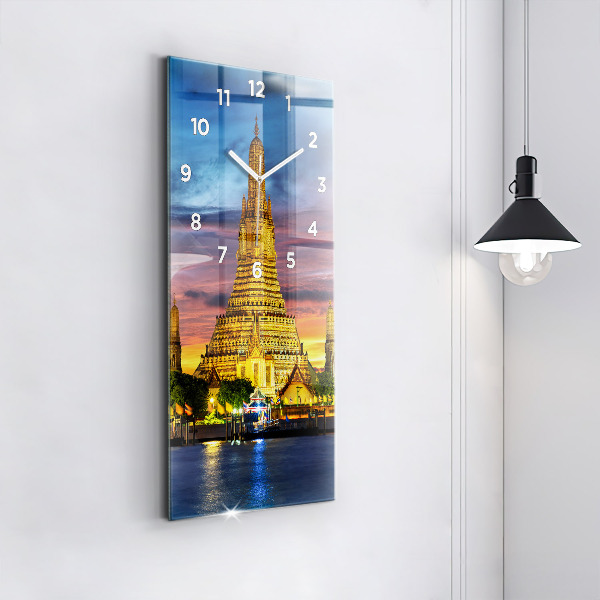 Reloj vertical Templo en Bangkok Tailandia - espejomat.es