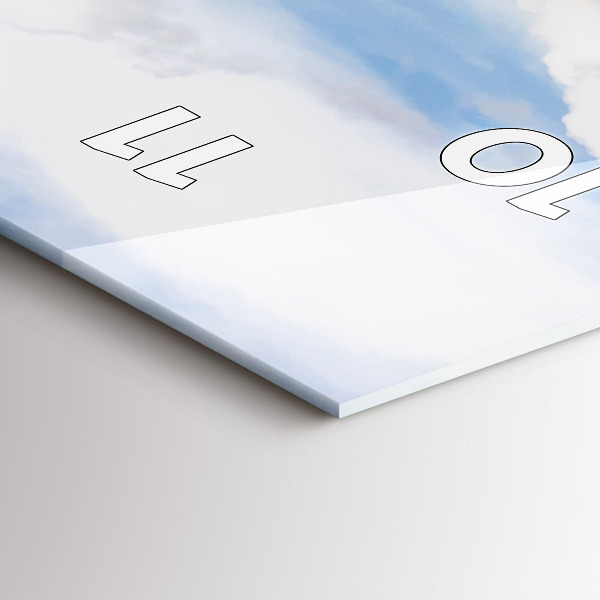 Reloj vertical Isla en Tailandia - espejomat.es