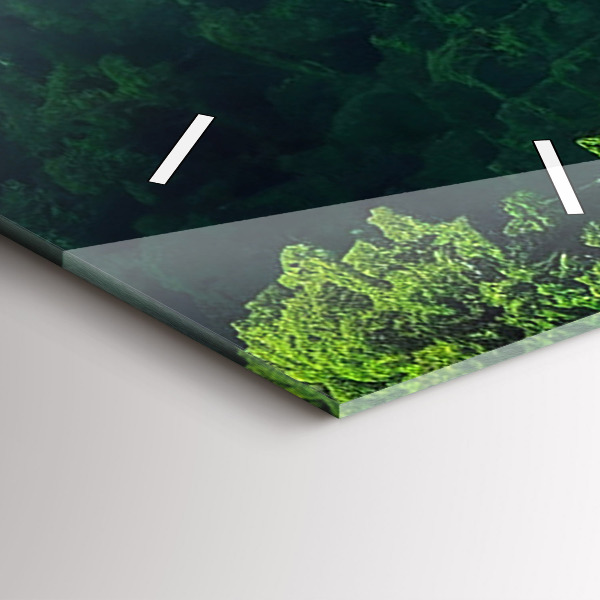 Reloj de vidrio vertical Paisaje natural de Tailandia - espejomat.es