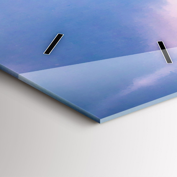 Reloj de vidrio vertical Géiser en la isla de Islandia - espejomat.es