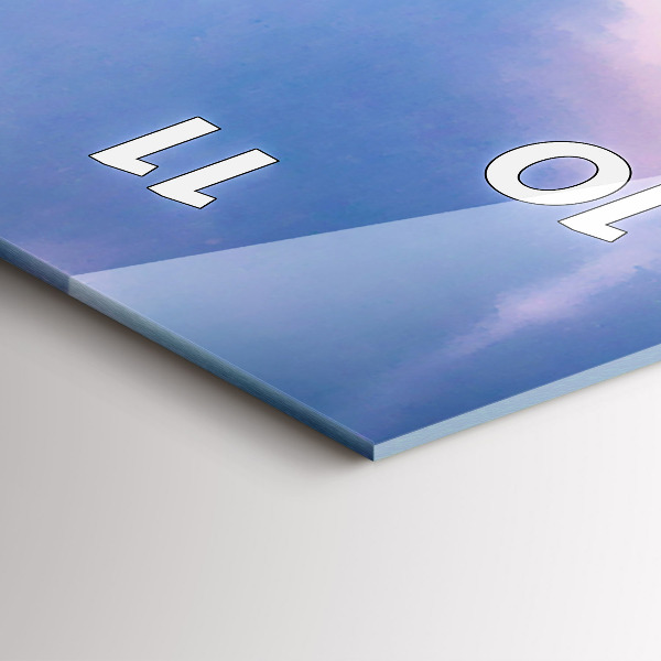 Reloj de vidrio vertical Géiser en la isla de Islandia - espejomat.es