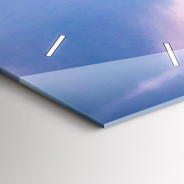 Reloj de vidrio vertical Géiser en la isla de Islandia - espejomat.es