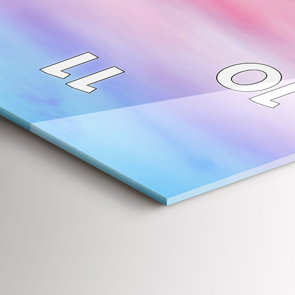 Reloj vertical Vista de montaña Islandia - espejomat.es