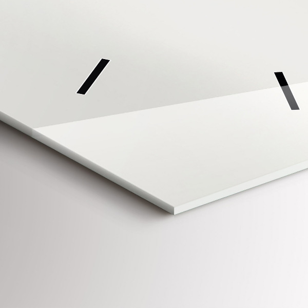 Reloj de cristal vertical Paisaje forestal - espejomat.es