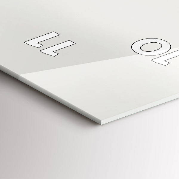 Reloj de cristal vertical Paisaje forestal - espejomat.es