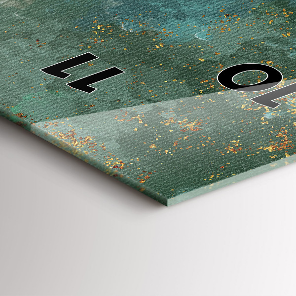 Reloj vertical Patrón decorativo - espejomat.es