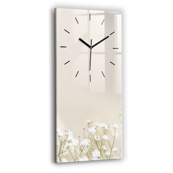 Reloj vertical Flores en flor - espejomat.es