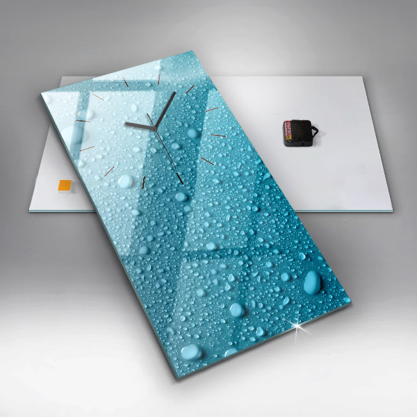 Reloj vertical Gotas de agua - espejomat.es
