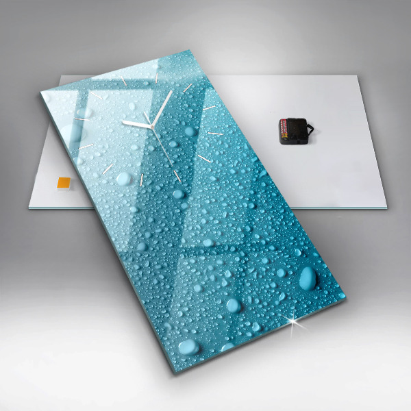 Reloj vertical Gotas de agua - espejomat.es