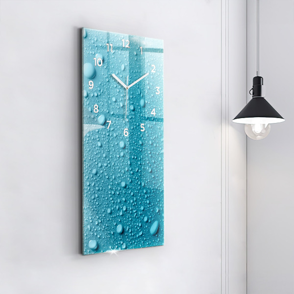 Reloj vertical Gotas de agua - espejomat.es