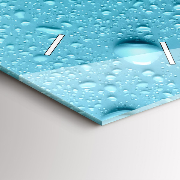 Reloj vertical Gotas de agua - espejomat.es