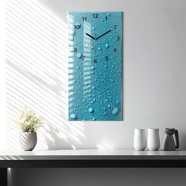 Reloj vertical Gotas de agua - espejomat.es