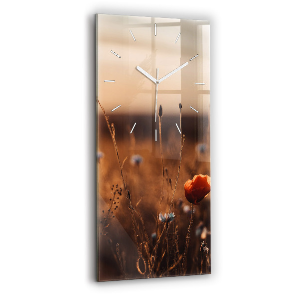 Reloj vertical Campo amanecer - espejomat.es