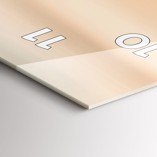 Reloj vertical Campo amanecer - espejomat.es