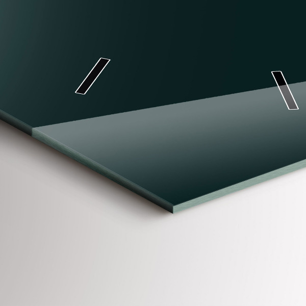 Reloj de cristal vertical Campo de fútbol - espejomat.es