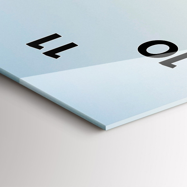 Reloj vertical Montañas y campos - espejomat.es