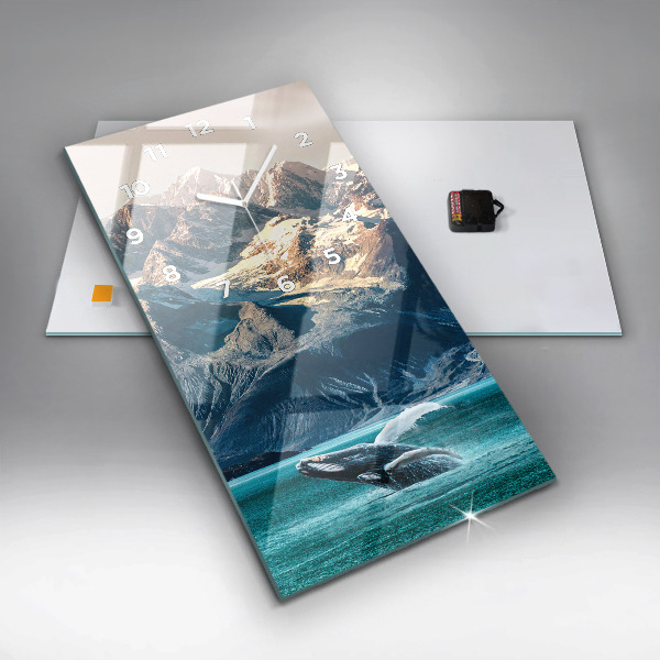 Reloj vertical Ballena de agua - espejomat.es