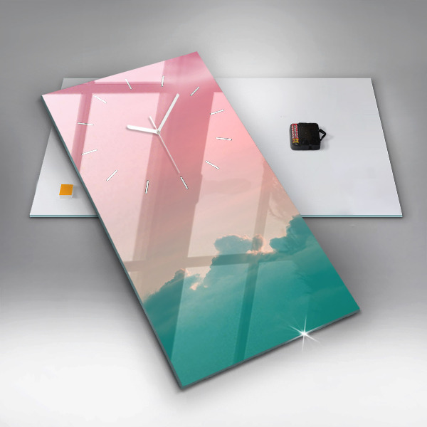 Reloj vertical Cielo degradado - espejomat.es