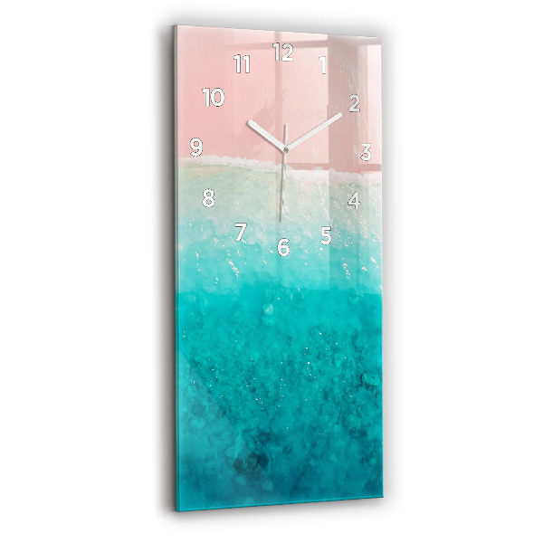 Reloj vertical Playa de arena de mar - espejomat.es