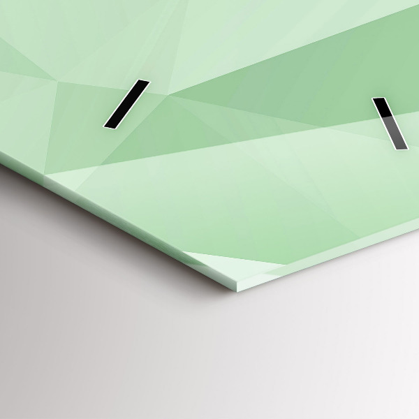 Reloj vertical Triángulos abstracto - espejomat.es