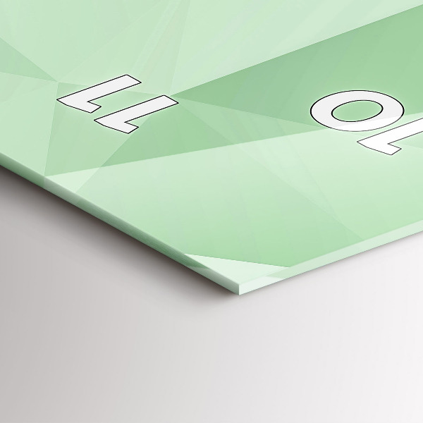 Reloj vertical Triángulos abstracto - espejomat.es