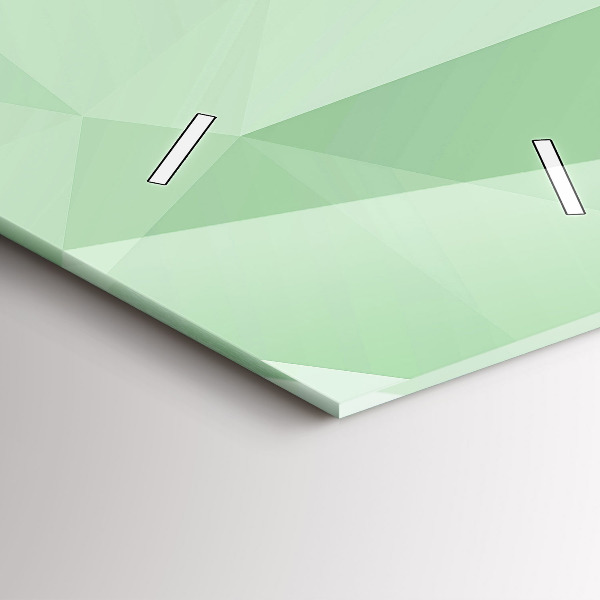 Reloj vertical Triángulos abstracto - espejomat.es