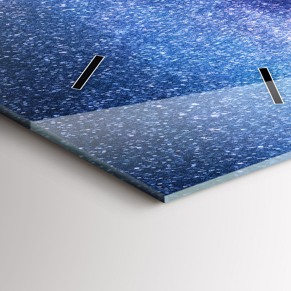 Reloj vertical Vía láctea - espejomat.es