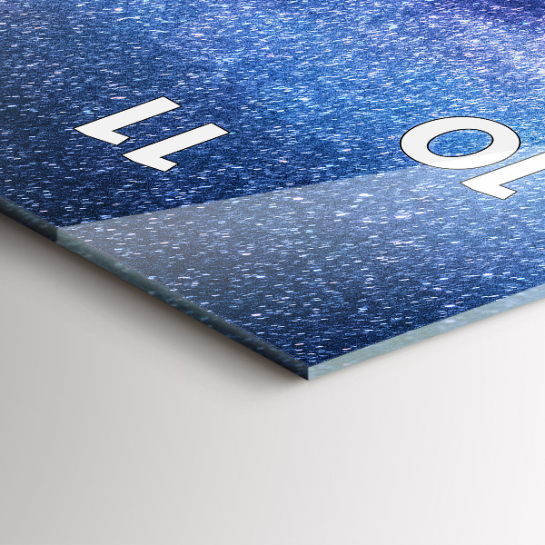 Reloj vertical Vía láctea - espejomat.es