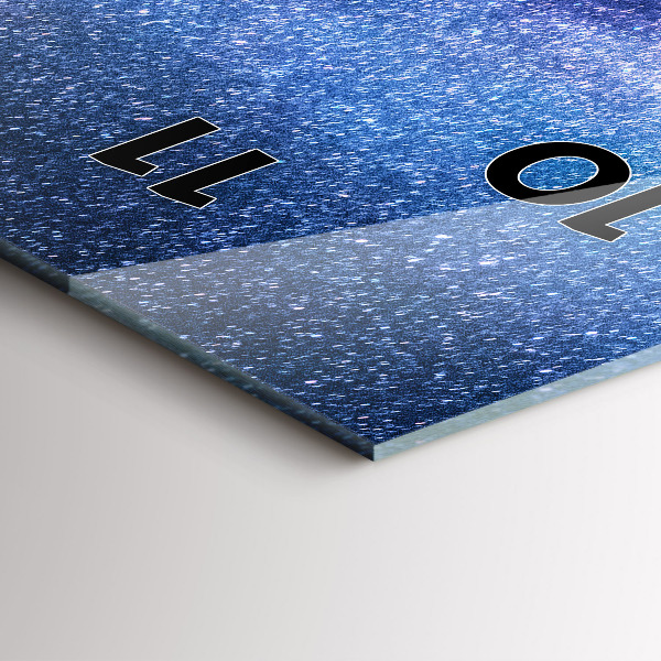 Reloj vertical Vía láctea - espejomat.es