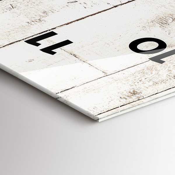 Reloj vertical Tablas de madera clara - espejomat.es