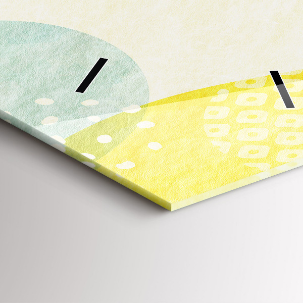 Reloj de cristal vertical Patrón marco - espejomat.es