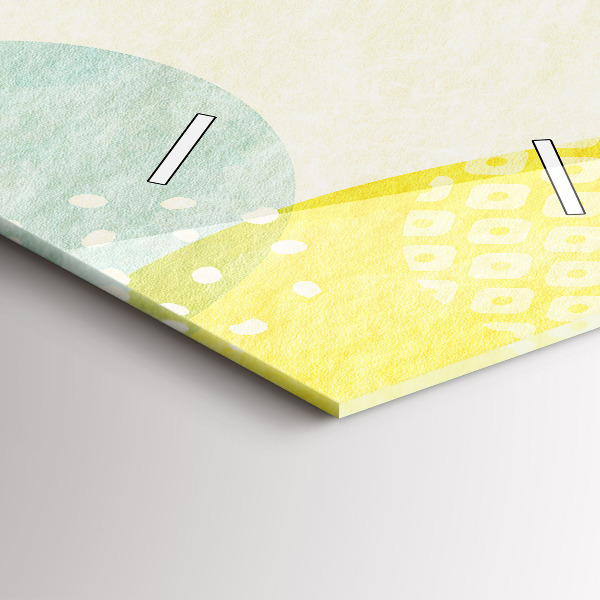 Reloj de cristal vertical Patrón marco - espejomat.es