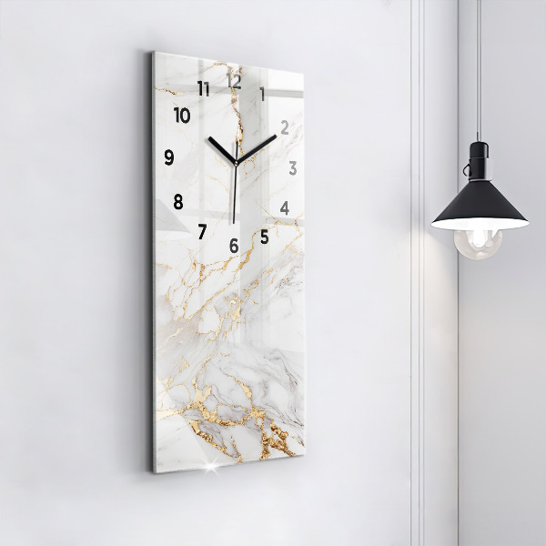 Reloj vertical Mármol decorativo - espejomat.es