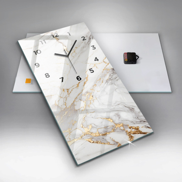 Reloj vertical Mármol decorativo - espejomat.es