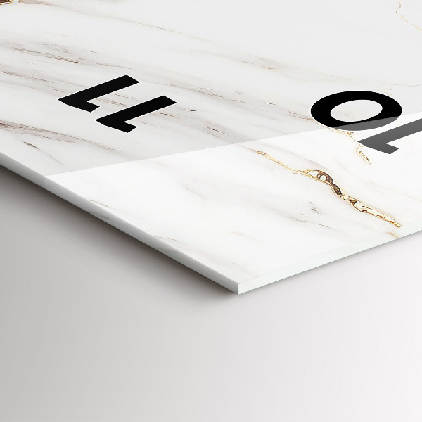 Reloj vertical Mármol decorativo - espejomat.es