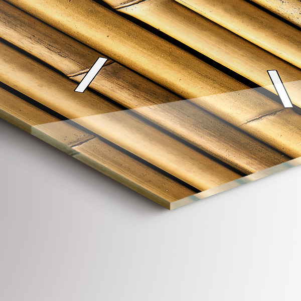 Reloj vertical Palos de bambú - espejomat.es