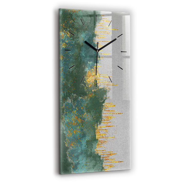 Reloj de cristal vertical Motivo decorativo - espejomat.es