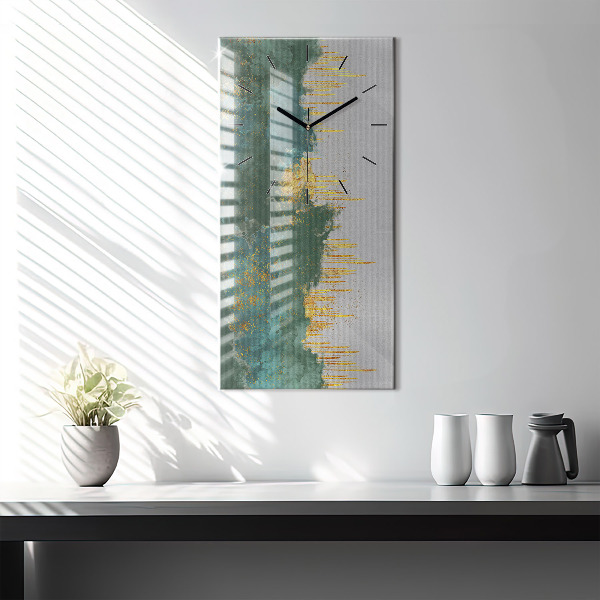 Reloj de cristal vertical Motivo decorativo - espejomat.es