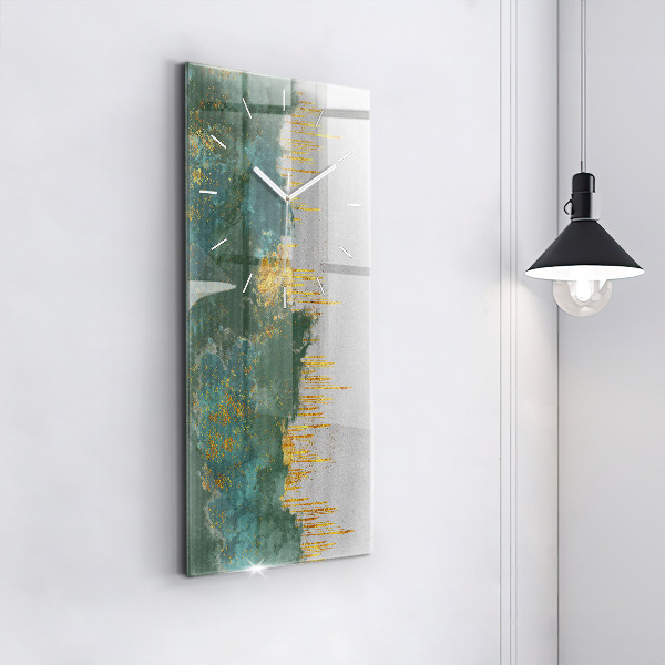 Reloj de cristal vertical Motivo decorativo - espejomat.es