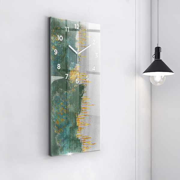 Reloj de cristal vertical Motivo decorativo - espejomat.es