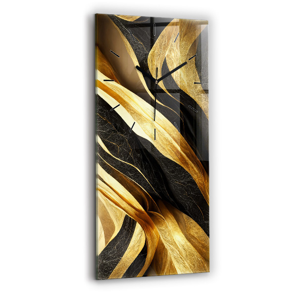 Reloj de cristal vertical Abstracción elegante - espejomat.es