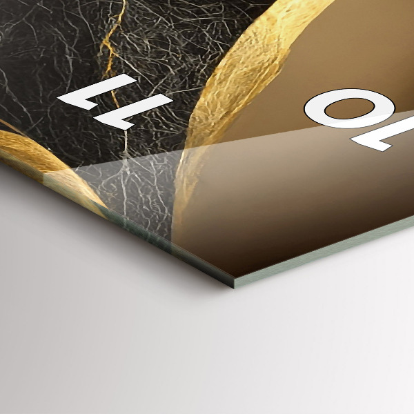 Reloj de cristal vertical Abstracción elegante - espejomat.es