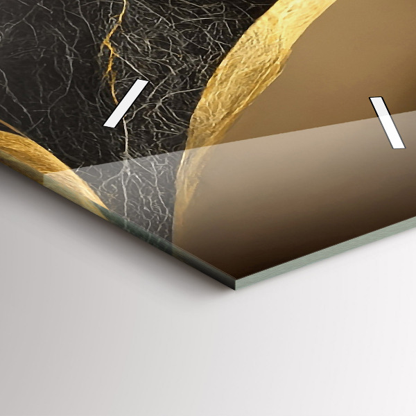 Reloj de cristal vertical Abstracción elegante - espejomat.es