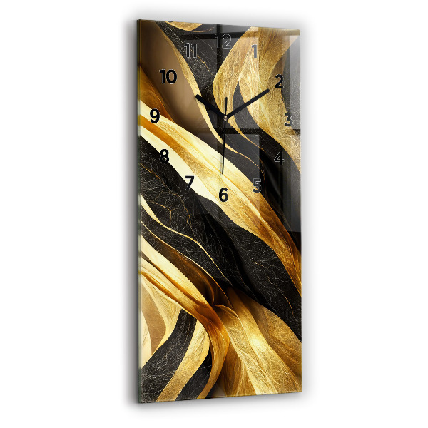 Reloj de cristal vertical Abstracción elegante - espejomat.es