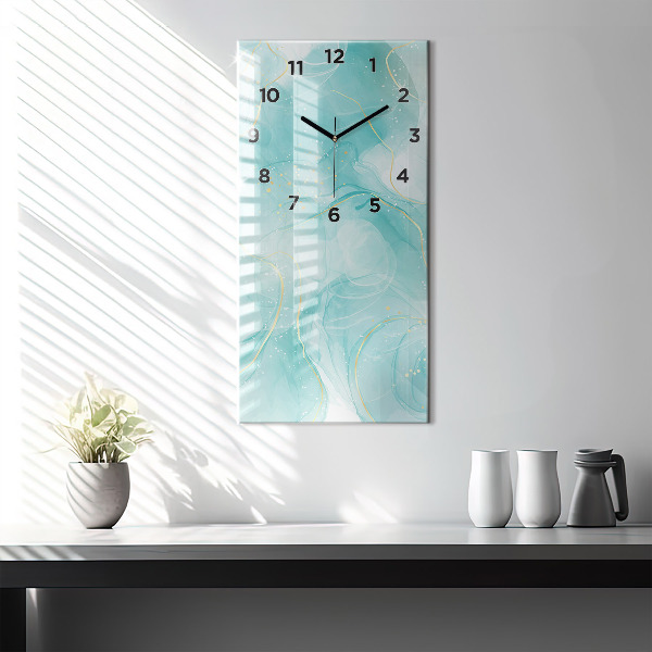 Reloj vertical Mármol abstracto - espejomat.es