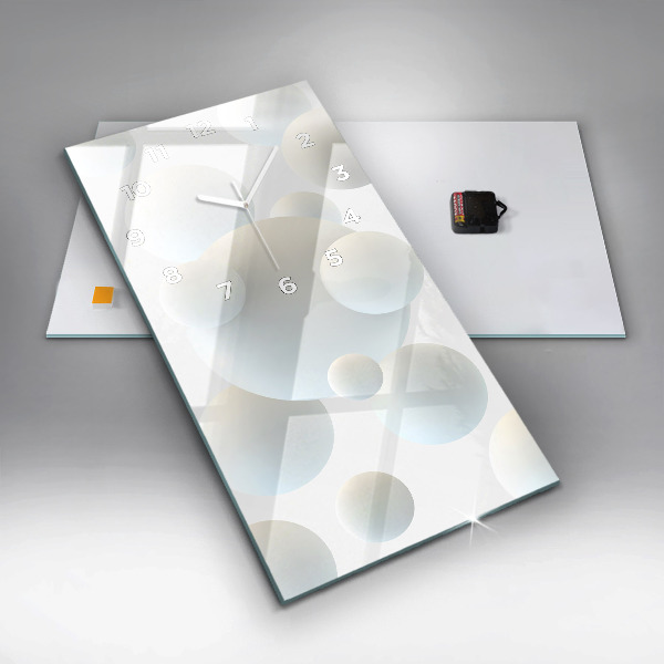 Reloj vertical Pelotas abstractas - espejomat.es