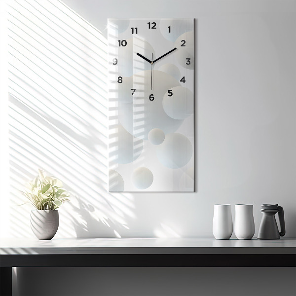 Reloj vertical Pelotas abstractas - espejomat.es